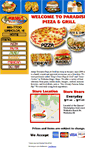 Mobile Screenshot of paradisepizzahawaii.com